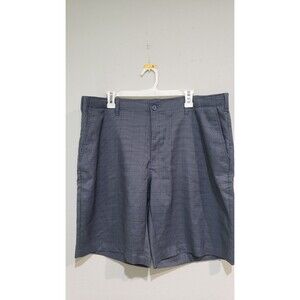 MENS BCG BERMUDA GRAY PLAID SHORTS SIZE 40W